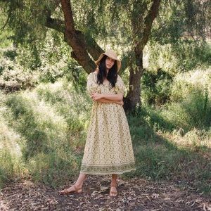 Christy Dawn Dahlia Dress Nettle Ditsy Field